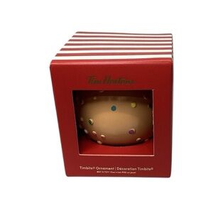 🐙 Tim Hortons Ornament with Colorful Dots